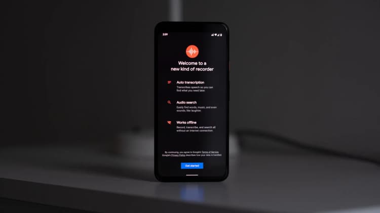 Google Recorder App Image