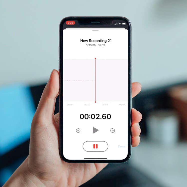 Apple Voice Memo App Image